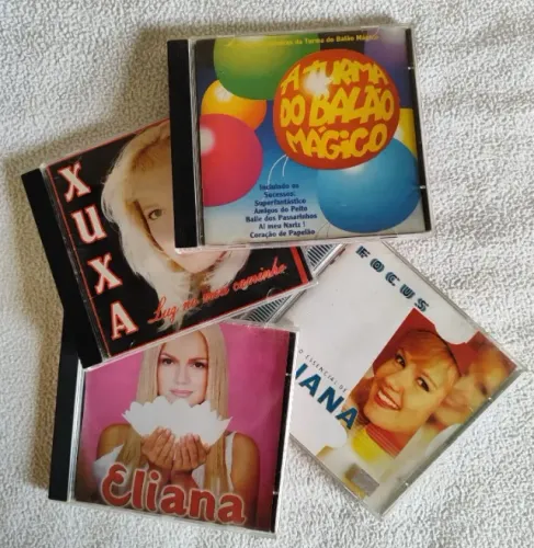 4 Cds Infantis - Balão Mágico, Xuxa e Eliana (2) - Leia O Anúncio