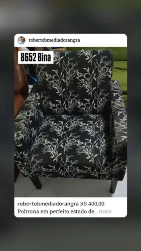 Poltrona para sala de estar florida perfeitas condições