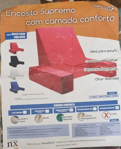 ENCOSTO SUPREMO PARA LEITURA, VER TV, OU DESCANSO PRETO (PARA CAMA). $150,00