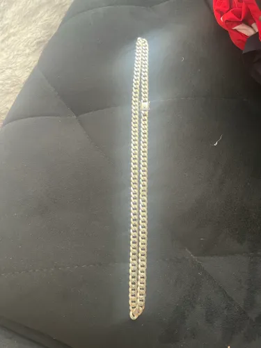 Corda de prata 10 MM por 70 CM tranca caixão 