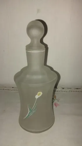 Licoreira em vidro jateado