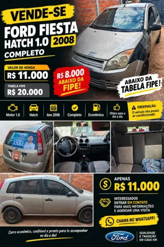 Ford Fiesta 1.0 8V Flex/class 1.0 8V Flex 5P 2008