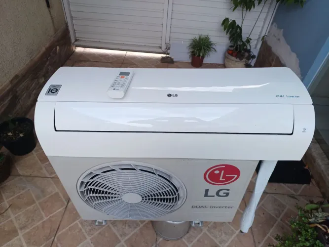 Ar split lg dual inverter 127v 12k ,preço já instalado 
