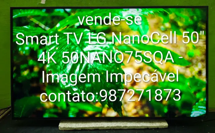 Smart TV LG NanoCell 50" 4K 50NANO75SQA - Imagem Impecável