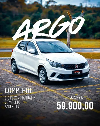 Fiat Argo 1.0 6V Flex. 2019