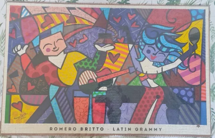 Quadro quebra cabeça do Homero Brito