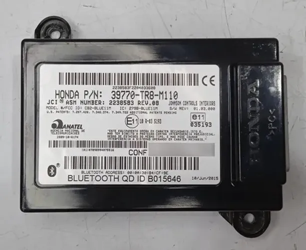 Módulo Central Bluetooth Civic 2012 - 2016 / 39770tr8m110