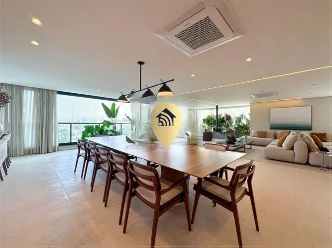 Apartamento de Alto Padrão em Alphaville com 344m², 3 Suítes e Lazer Resort - Canvas High