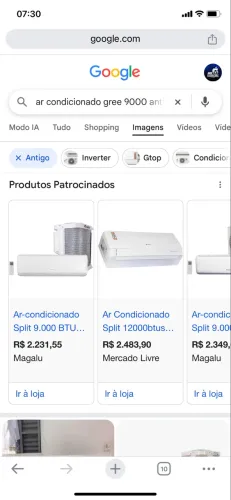 Ar condicionado semi novo