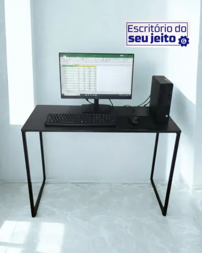Mesa Industrial 1m NOVA Birô Multiuso para Escritório Notebook Computador de Estudo