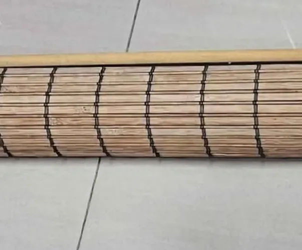 Cortinas Rolo de Bambu na cor Caramelo (São 4 peças)