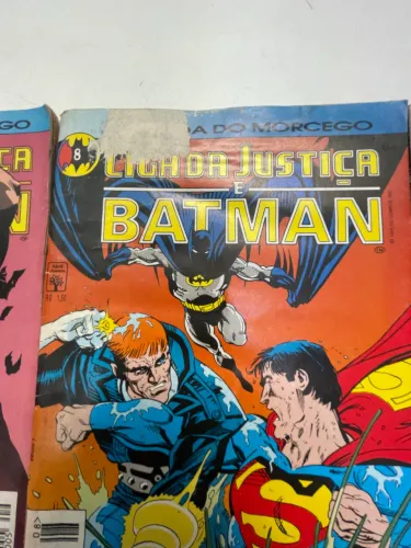 Lote HQs Liga da Justiça e Batman: A Queda do Morcego - 6 Edições (Editora Abril)
