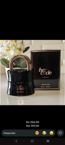 Her code boticário de 260 l por 200