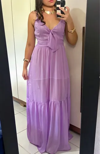 DESAPEGO - Vestido de festa longo 