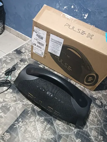 Caixa de Som Bluetooth Pulse X Boombox 220W RMS,
