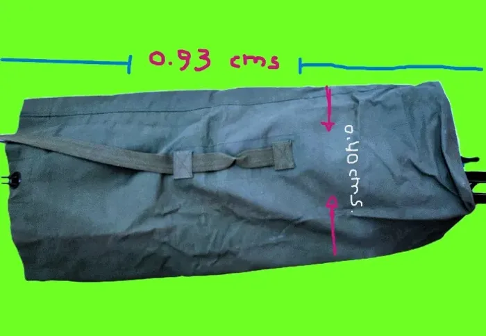 Saco d Viagem " DUFFLE BAG " VINTAGE Lona Verde - made in JAPAN ( 90 cm x 40 cm x 40 cm )