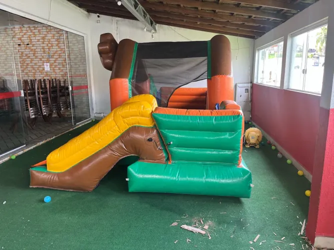 Brinquedo inflável aceito contra oferta