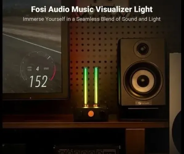 Lâmpada de tubo com efeitos iluminados da Fosi Audio