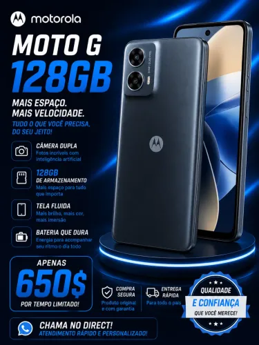 Celular semi NOVO MOTOROLA 128GB