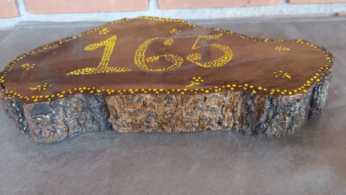 Placa número para residência, sítios, chácara 