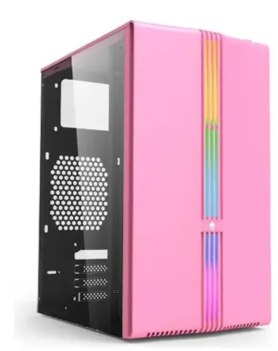 Gabinete Gamer Rosa Evolut