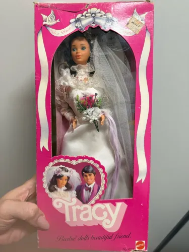 Barbie Tracy Bride 1982 Steffie Noiva Vintage Mattel Completa Recolocada na Caixa