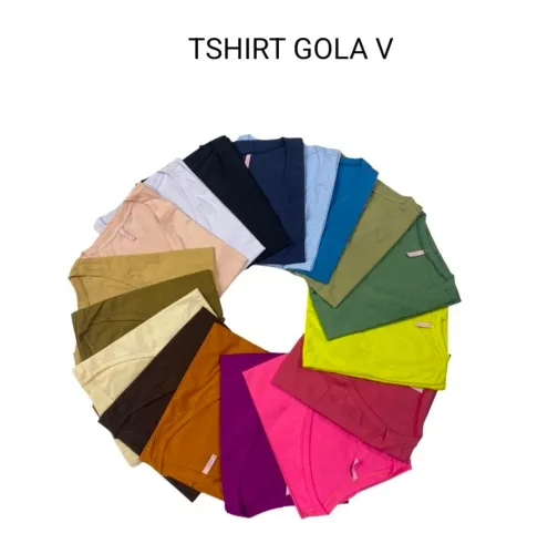 Camisas Gola V Femininas
