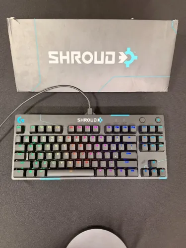 Teclado Mecânico Gamer Logitech G PRO X - Edição Shroud - Usado
