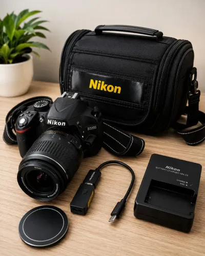 Camera Nikon D3200 + Kit Completo