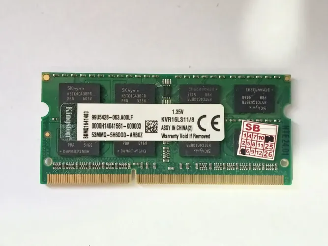 Memória 8GB DDR3 Kingston