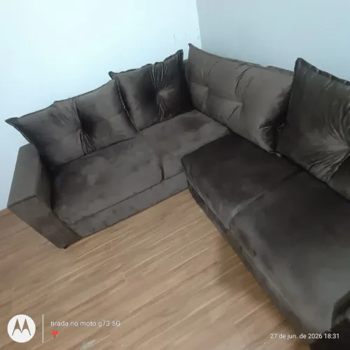 Sofá de canto em promoção