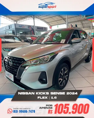 Nissan Kicks Sense 1.6 16V Flex AUT 2024