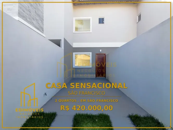 Casa com quintal privativo no São Francisco Ideal para pets e lazer em família!