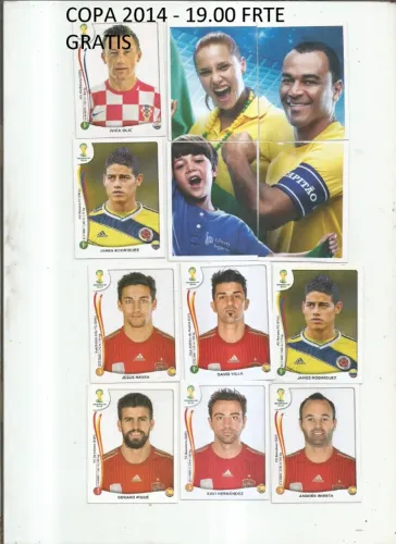 COPA 2014 12 FIGURINHAS 