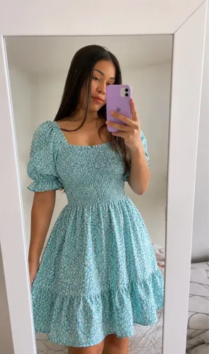 Vestido florido NOVO!