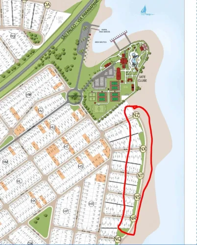 Vendo lote pé na água no Riviera de Santa Cristina 2