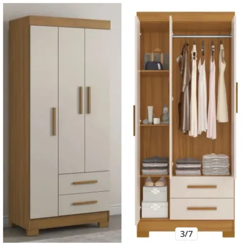 Guarda roupa 3 portas - entregamos hoje