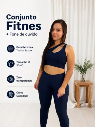 PROMOÇÃO RELAMPAGO - Conjunto fitnes para todos os esportes e Academia - Tel *