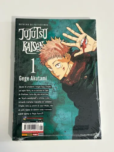 Jujutsu Kaisen - Mangá volume 1 - Novo e lacrado