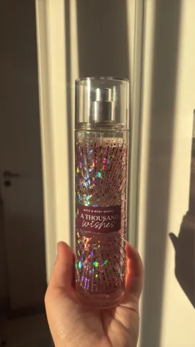 body splash bath & body works a thousand wishes