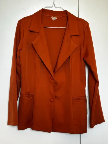 Blazer Alfaiataria Terracota - Tamanho P