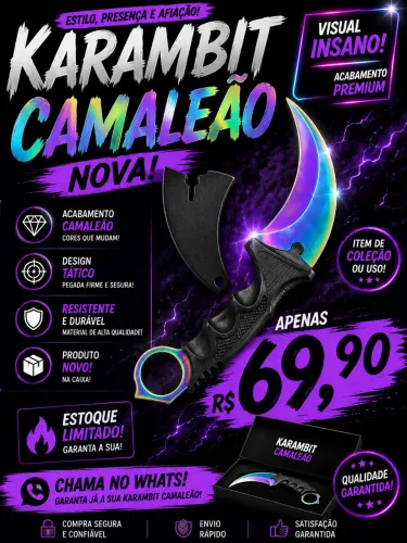 Karambit camaleão