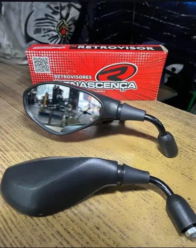 Retrovisor Esportivo F800 Mini para Moto