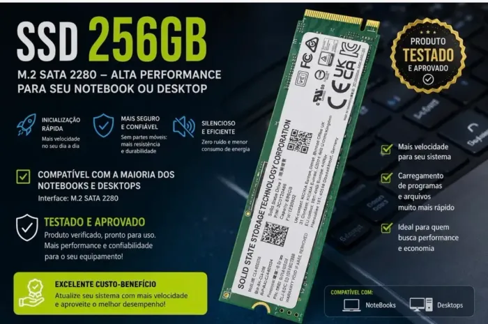 SSD NVME 256GB