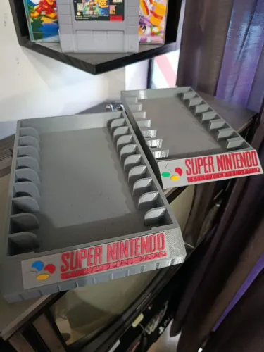 Suportes para cartuchos Super Nintendo