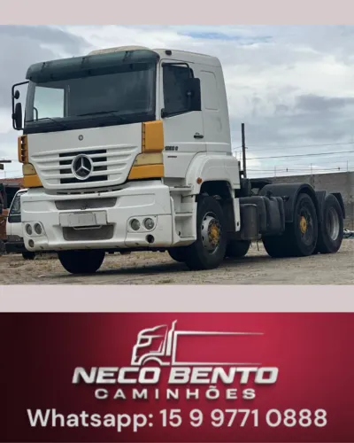  MB 1938 6x2 2005 TETO BAIXO INTERCLIMA SEM SINISTRO SEM LEILÃO