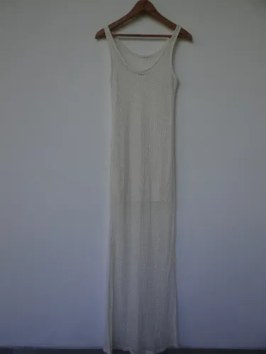 Vestido Longo Youcom Offwhite