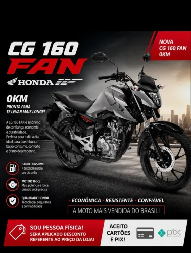 CG FAN 160 0km