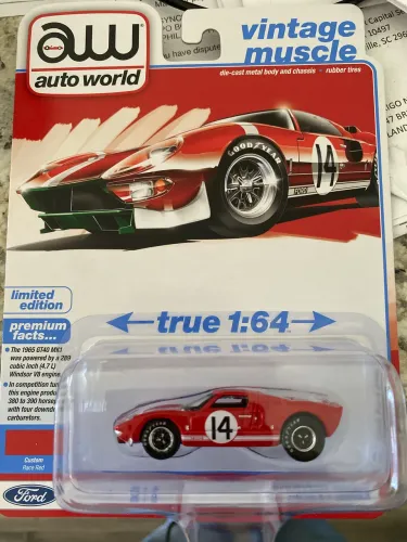Auto world 1965 Ford GT 40 1:64