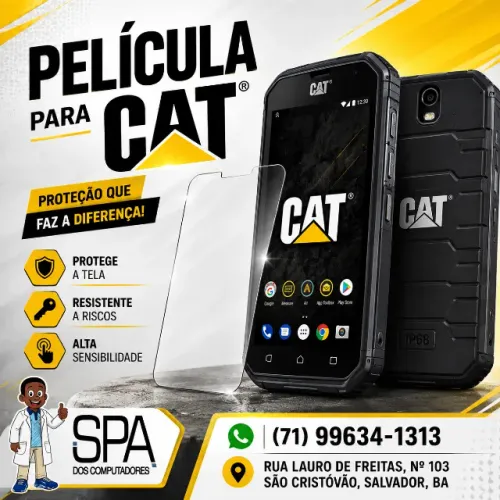 Película para smartphone Cat em Salvador e região